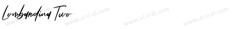 Lombardina Two字体转换